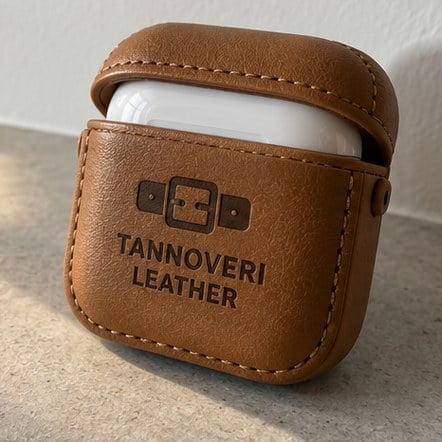 Custom Leather Earbud Cases